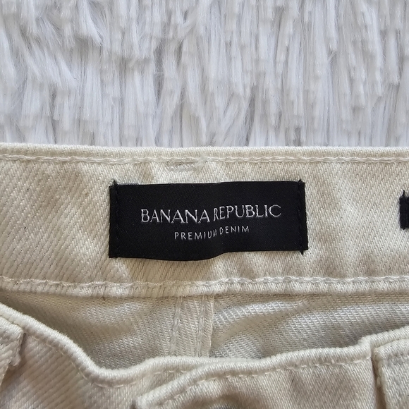 Banana republic high rise wide leg side slit denim 27/4 - Picture 4 of 16